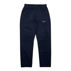 Nike‎ Black Athletic Swoosh Woven Men's Track Pants Size Large